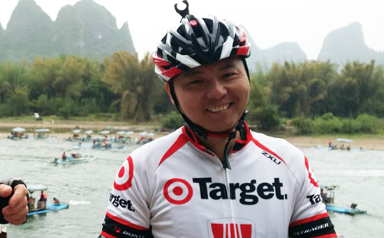 China Cycle Tour Leader, Robert Liu with Guilin Cycling Tours